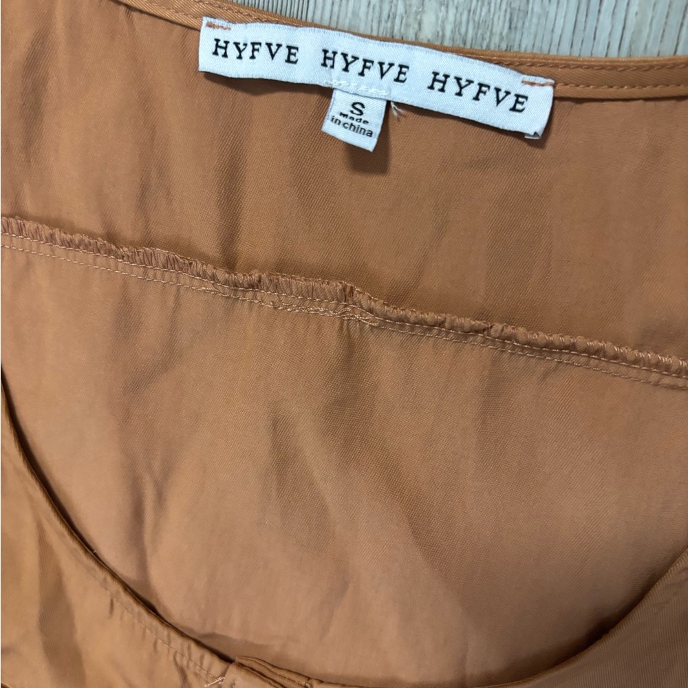 Hyfve Brown Button-Front Romper - image 4